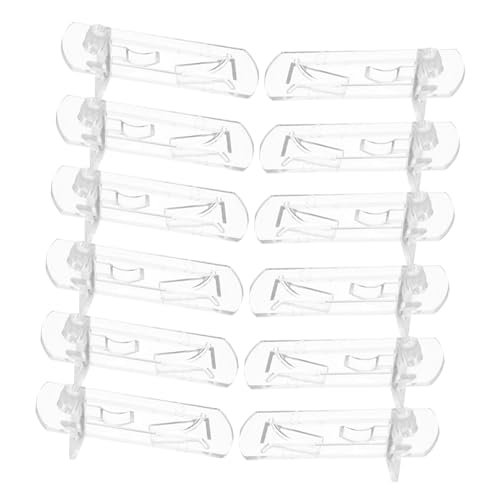 OSALADI 40 Stück Transparente Kunststoff Möbel Regalträger Robuste Steckverbinder Halter für Küchenmöbel Bücherregale Einfache Montage Platzsparend Langlebig von OSALADI