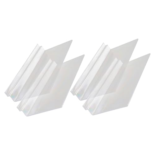 OSALADI 4Stücke Wandregal für Schuhe Transparentes Slatwall Schuhregal für Platzsparende Aufbewahrung Geschäften und Zuhause Stabil und Elegant für Schuhpräsentation von OSALADI
