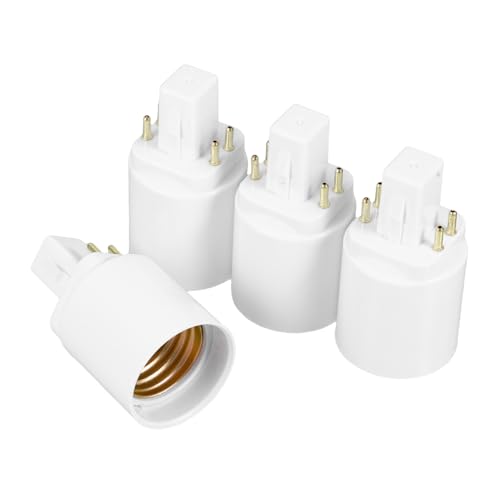 OSALADI 4Stücke zu Lampenfassung Adapter Pin Sockel Umwandlungsadapter für LED und Glühbirnen Kompatibel mit Installieren für Zuhause Büro OSALADI 4Stücke zu Lampenfassung Adapter Pin Sockel Umwandlungsadapter für LED und Glühbirnen Kompatibel mit Installieren für Zuhause Büro von OSALADI