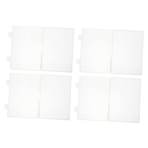 OSALADI 4stücke Kunststoffboxen Für Fotos Und Karten Mit Schnappverschluss Transparente Aufbewahrungsboxen Für Kleinteile Schmuck Handwerk Und Sammlerstücke von OSALADI