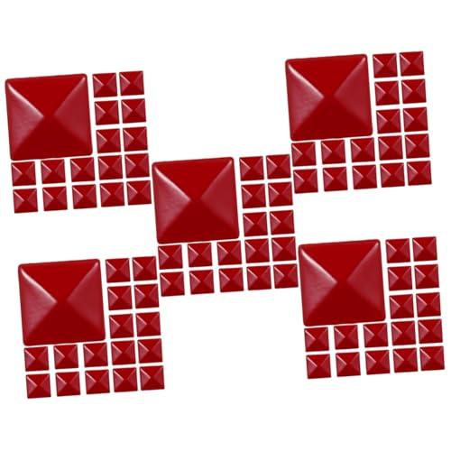 OSALADI 5 Sätze Pyramidennieten Für DIY Mode Quadratische Nieten Für Taschen Bekleidung Und Bastelprojekte Einfache Installation Dekorative Accessoires Für Designs 100 Stück * 5 OSALADI 5 Sätze Pyramidennieten Für DIY Mode Quadratische Nieten Für Taschen Bekleidung Und Bastelprojekte Einfache Installation Dekorative Accessoires Für Designs 100 Stück * 5 von OSALADI