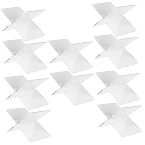 OSALADI 5 Sätze X Förmiger Acryl Buchständer Transparenter Leseständer Für Schule Büro Und Zuhause Für Kochbücher Noten Und Magazine 2 Stück * 5 OSALADI 5 Sätze X Förmiger Acryl Buchständer Transparenter Leseständer Für Schule Büro Und Zuhause Für Kochbücher Noten Und Magazine 2 Stück * 5 von OSALADI