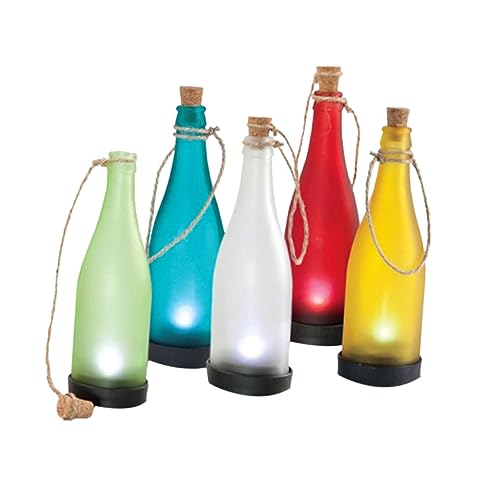OSALADI 5 Stk Solar Flaschenlicht Outdoor Flaschenbeleuchtung Solarlampen Flaschen-Lampe FüR Flaschen Solar Led Lampe Draussen Flaschenlicht Leuchter von OSALADI