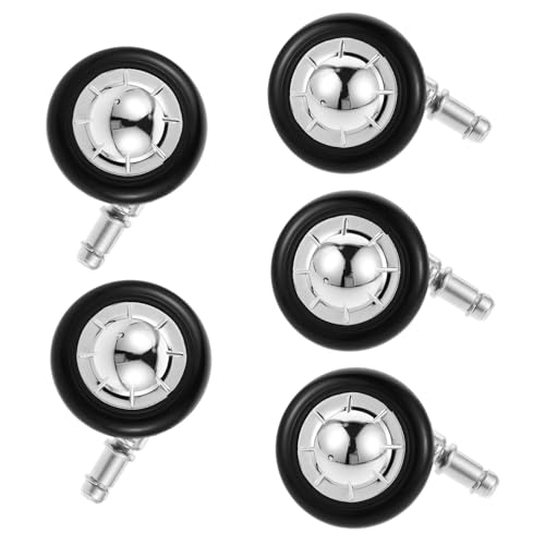 OSALADI 5 Stück Elektroplate Stuhlrolle Rolling Stuhl Caster Ersatzräder für Schreibtischstühle Rollenräder für Bürostuhl Hardware Caster Räder Stuhlteile Ersatz Stuhlräder PVC Silber OSALADI 5 Stück Elektroplate Stuhlrolle Rolling Stuhl Caster Ersatzräder für Schreibtischstühle Rollenräder für Bürostuhl Hardware Caster Räder Stuhlteile Ersatz Stuhlräder PVC Silber von OSALADI