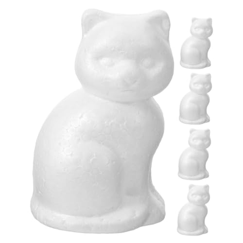 OSALADI 5stücke Foam Katzenformen Für Mädchen Blanko Schaumstoff Basteln Und Dekorieren Unfertige Bastelobjekte Für Kreative -projekte Und Partys von OSALADI