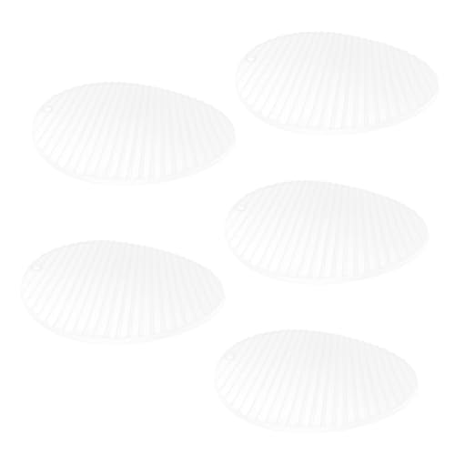 OSALADI 5 Stück Knödelteller Pflanzer Wasserschale Gerät Für Knödel Küchenwaren Runder Konservenständer Dumpling-maker-tool Getränketablett Pflanzschalen Das Haustier Transparent von OSALADI