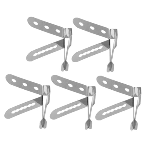 OSALADI 5 Stück Lebensmittelthermometer Clips Thermometer Zubehör Thermometer Clip Halter Temperaturmess Clip Halter Sonden Clip Halter Multifunktionaler Clip Halter Edelstahl OSALADI 5 Stück Lebensmittelthermometer Clips Thermometer Zubehör Thermometer Clip Halter Temperaturmess Clip Halter Sonden Clip Halter Multifunktionaler Clip Halter Edelstahl von OSALADI