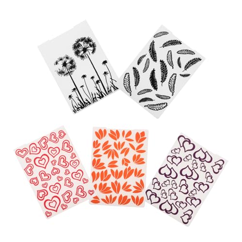 OSALADI 5 Stück Prägeschablone Ordner Kartenherstellung Scrapbooking -Schablone Die Scrapbooking-Stanzlinge Vorlagen für Heimwerker quadratische Prägeform Prägeplatte Prägemappen Plastik OSALADI 5 Stück Prägeschablone Ordner Kartenherstellung Scrapbooking -Schablone Die Scrapbooking-Stanzlinge Vorlagen für Heimwerker quadratische Prägeform Prägeplatte Prägemappen Plastik von OSALADI