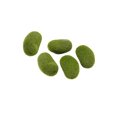 OSALADI 5 Stück Teiliges Künstliche Moossteine Dekorative Imitationssteine für Bonsai Terrarien und Feengärten Lebendige Grüne Deko für Blumentöpfe und Innendekoration OSALADI 5 Stück Teiliges Künstliche Moossteine Dekorative Imitationssteine für Bonsai Terrarien und Feengärten Lebendige Grüne Deko für Blumentöpfe und Innendekoration von OSALADI