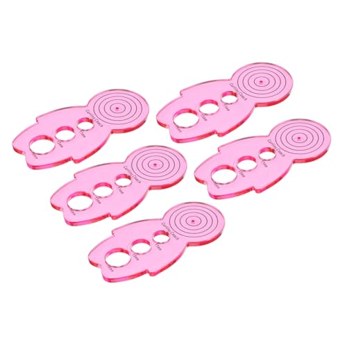 OSALADI 5 Stück Teiliges Paper Quilling Tool Ergonomischer DIY Curling Halter mit Gebogenen Kanten Kompakt und Langlebig für Anfänger und Erwachsene Geeignet für Basteln Grußkarten von OSALADI