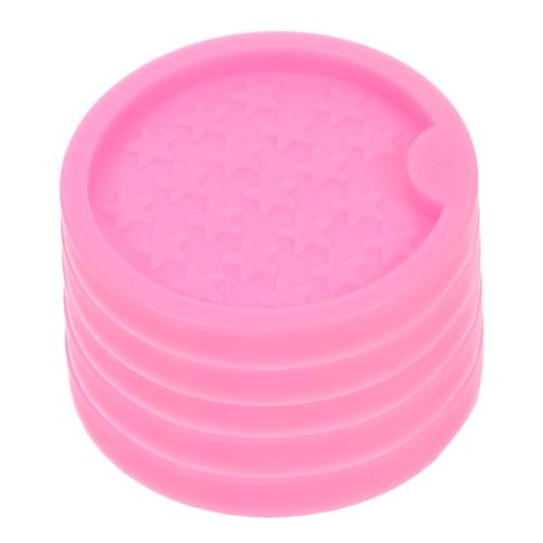OSALADI 5 Stück Teiliges Silikon Epoxidharz Untersetzer-formen Wiederverwendbare Gießformen für DIY Harzuntersetzer Vielseitig für Heimdeko Party und Kreative Bastelprojekte OSALADI 5 Stück Teiliges Silikon Epoxidharz Untersetzer-formen Wiederverwendbare Gießformen für DIY Harzuntersetzer Vielseitig für Heimdeko Party und Kreative Bastelprojekte von OSALADI