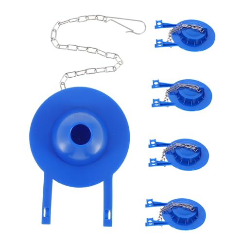 OSALADI 5 Stück Teiliges Wc-spülventil Ersatzset mit Edelstahlkette Kompatibler Ablassventil-deckel für Alte Toiletten Wassersparend Einfache Installation Langlebige Dichtungsschutzlösung OSALADI 5 Stück Teiliges Wc-spülventil Ersatzset mit Edelstahlkette Kompatibler Ablassventil-deckel für Alte Toiletten Wassersparend Einfache Installation Langlebige Dichtungsschutzlösung von OSALADI