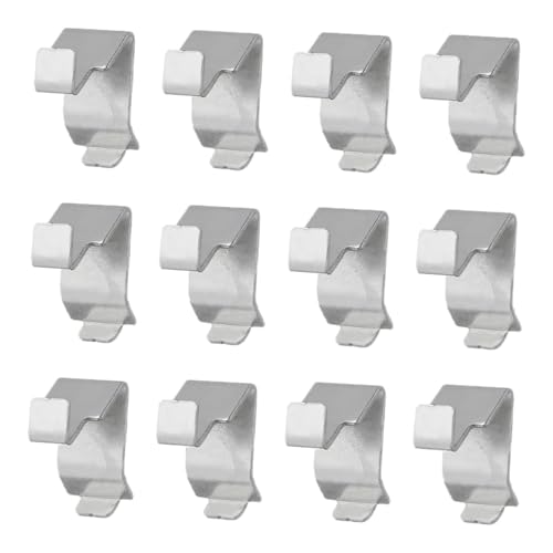 OSALADI 50 Stück Dicke Metall Regalbodenträger Clips Robuste Aktenschrank Halter Verstellbare Mini Schrankklemmen Stabiler Stützbeschlag für Büroschränke und Regalträger OSALADI 50 Stück Dicke Metall Regalbodenträger Clips Robuste Aktenschrank Halter Verstellbare Mini Schrankklemmen Stabiler Stützbeschlag für Büroschränke und Regalträger von OSALADI