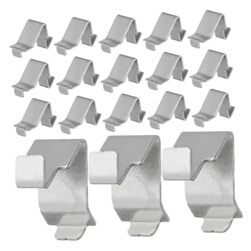 OSALADI 50 Stück Teiliges Metall Regalträger Starker Abnehmbarer Pilaster Clip für Aktenschränke Bücherregale und Küchenschränke Robuste Halteklammern zur Einfachen von OSALADI