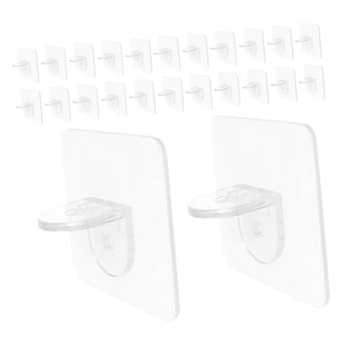 OSALADI 50 Stück Transparente Kunststoff Regalbodenträger ohne Bohren Selbstbohrende Einlegebodenhalter für Kleiderschränke Schränke und Küchen Höhenverstellbar Hohe Tragfähigkeit OSALADI 50 Stück Transparente Kunststoff Regalbodenträger ohne Bohren Selbstbohrende Einlegebodenhalter für Kleiderschränke Schränke und Küchen Höhenverstellbar Hohe Tragfähigkeit von OSALADI