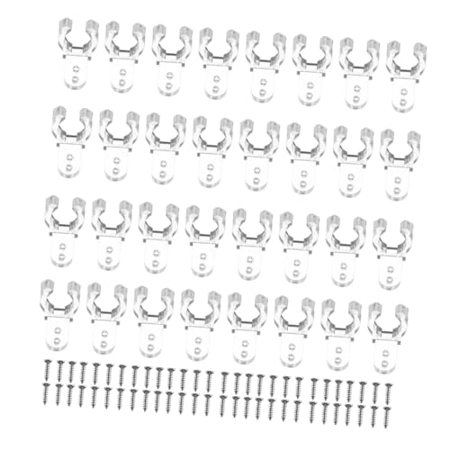 OSALADI 50 Stück Transparente LED Lichtschlauch Befestigungsclips aus Langlebige Halterungen für Lichterketten Außenleuchten Terrassen Markisenmontage mit Schrauben OSALADI 50 Stück Transparente LED Lichtschlauch Befestigungsclips aus Langlebige Halterungen für Lichterketten Außenleuchten Terrassen Markisenmontage mit Schrauben von OSALADI