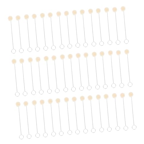 OSALADI 50pcs Lederfarbstoff Werkzeug Wollkugel Pinsel Mit Metallgriffen Für Lederfärbungsschuhschuh -DIY -projekte von OSALADI