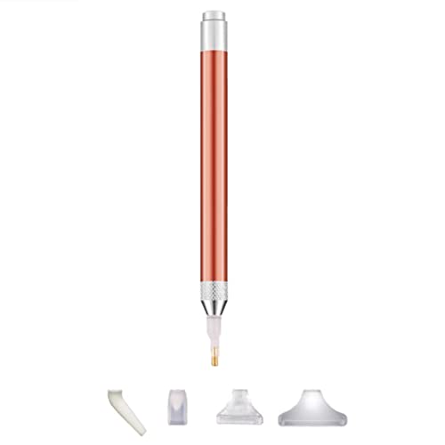 OSALADI 5 Stücke Leuchtende Selbstgemacht Diamant Malerei Stift Satz Kreuzstich Bohrwerkzeug mit LED und Langlebiger Spitze für Strasskunst und Bastelarbeiten von OSALADI