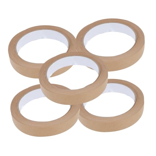 OSALADI 5Stücke Umweltfreundliches Selbstklebendes Kraftpapier Klebeband Wasserfestes und Abriebfestes Verpackungsband für Fotorahmen und Kartonverpackungen OSALADI 5Stücke Umweltfreundliches Selbstklebendes Kraftpapier Klebeband Wasserfestes und Abriebfestes Verpackungsband für Fotorahmen und Kartonverpackungen von OSALADI