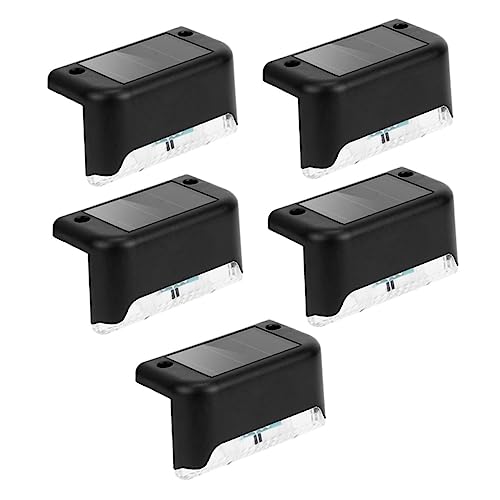 OSALADI 5st Schritt Licht Led-solarleuchten Für Den Außenbereich Deckdekor Solarlaterne Für Die Terrasse Solar-gartenleuchten Dekorative Hoflaterne Haushalt Transparente Abdeckung Pvc von OSALADI