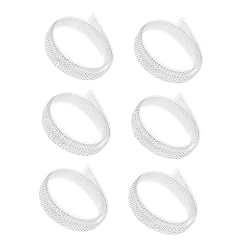 OSALADI 6 Rollen Selbstklebendes Strassband Weiß für Diy Dekoration Scrapbooking Handwerken Handyhüllen Gläser Vielseitig Einsetzbar Glänzende Kristallaufkleber OSALADI 6 Rollen Selbstklebendes Strassband Weiß für Diy Dekoration Scrapbooking Handwerken Handyhüllen Gläser Vielseitig Einsetzbar Glänzende Kristallaufkleber von OSALADI