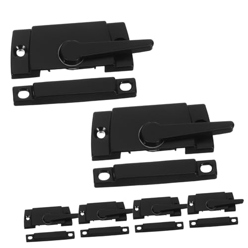 OSALADI 6 Sets American Crescent Lock Fensterhalter Sicherheitsfensterschloss Türschieberiegel Fensterschloss Riegel Schiebeschloss Und Aktionsfensterschloss Flügelschloss Zinklegierung von OSALADI