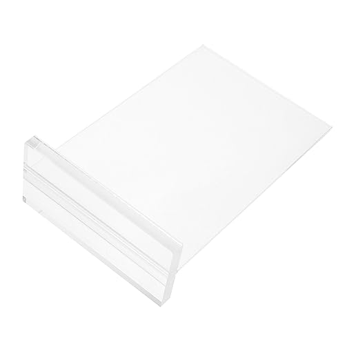 OSALADI 6 Stück Acryl Flyerhalter Robuste Tischprospektständer für Klare Präsentation von Bildern und Informationen für Restaurants Geschäfte und Veranstaltungen von OSALADI