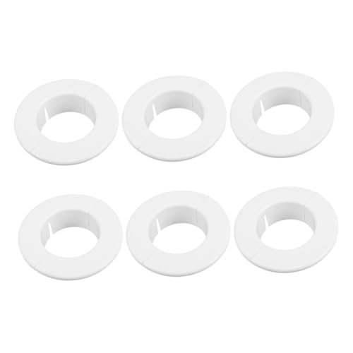 OSALADI 6 Stück Dekorative Flanschplatte für Klimaanlagen und Wasserrohre Split Design Weiße Abdeckungen für und Wohnräume Vielseitige Anwendung zur Verschönerung von Innenräumen OSALADI 6 Stück Dekorative Flanschplatte für Klimaanlagen und Wasserrohre Split Design Weiße Abdeckungen für und Wohnräume Vielseitige Anwendung zur Verschönerung von Innenräumen von OSALADI