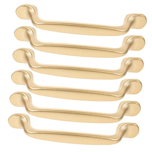 OSALADI 6 Stück Goldene Schrankgriffe Robuste Küchenschrank Zugknöpfe für Langlebige und Elegante Möbelbeschläge Installieren für Dresser und Schränke OSALADI 6 Stück Goldene Schrankgriffe Robuste Küchenschrank Zugknöpfe für Langlebige und Elegante Möbelbeschläge Installieren für Dresser und Schränke von OSALADI