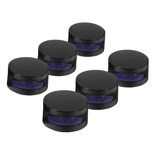 OSALADI 6 Stück Klemme Für Glas Möbel Glasklemme Glassicherungsclips Duschglasclips Glasbefestigungsklemme Wandspiegelclips Klemmhalter Badezimmerspiegelclips Schwarz von OSALADI