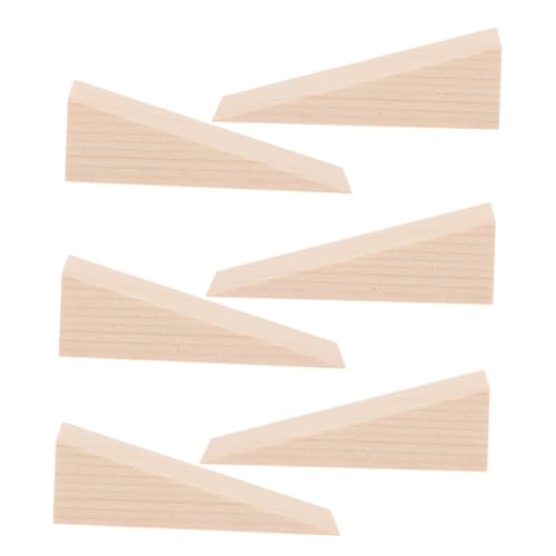 OSALADI 6 Stück Teiliges Dreieckige Holz Türkeile mit Chevron Muster Rutschfeste Türstopper aus Langlebigem Holz für Zuhause Büro und Schule Stabiler Halt gegen Türbewegungen OSALADI 6 Stück Teiliges Dreieckige Holz Türkeile mit Chevron Muster Rutschfeste Türstopper aus Langlebigem Holz für Zuhause Büro und Schule Stabiler Halt gegen Türbewegungen von OSALADI
