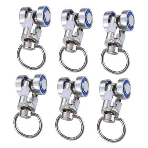 OSALADI 6 Stück Teiliges Metalllager Gardinenschienen Roller für Vorhangläufer Geräuschlose Schiebemechanik Kompatibel mit Gardinen und Jalousien Einfache Montage Vorhangschienen Zubehör OSALADI 6 Stück Teiliges Metalllager Gardinenschienen Roller für Vorhangläufer Geräuschlose Schiebemechanik Kompatibel mit Gardinen und Jalousien Einfache Montage Vorhangschienen Zubehör von OSALADI