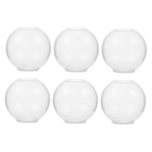 OSALADI 6 Stück Teiliges Silikonform für Kristallharz Nahtlose Runde Kugelformen DIY Schmuckherstellung Transparente Langlebige Gießform mit Glatter Oberfläche von OSALADI