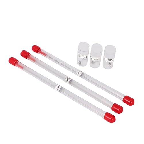 OSALADI 6Stücke Airbrush Satz für Auto Lackierungen Sprühdüsen Ergonomisches Design für Präzise Farbapplikation für Künstler und für Verschiedene Maltechniken von OSALADI