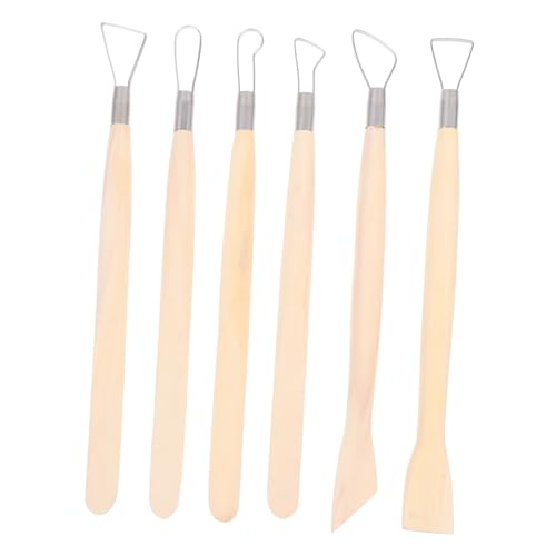 OSALADI 6 Stück Teiliges Töpferwerkzeug Ergonomische Modellierwerkzeuge für Tonbearbeitung Schnitzarbeiten und DIY Projekte OSALADI 6 Stück Teiliges Töpferwerkzeug Ergonomische Modellierwerkzeuge für Tonbearbeitung Schnitzarbeiten und DIY Projekte von OSALADI