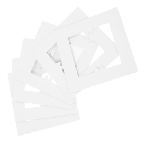 OSALADI 6 Stück Teiliges Wandabdeckungen aus PC Dekorative Hitze Kratzbeständige Lochabdeckungen Einfache Montage zur Wandreparatur und Steckdosenabdeckung von OSALADI