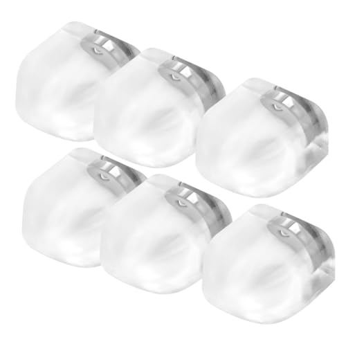 OSALADI 6 Stück Transparente Magnetische Silikon Türstopper Bodenhaftung ohne Bohren Geräuschdämpfend Rutschfest Stoßabsorbierend für Schlafzimmer Wohnzimmer Home Office OSALADI 6 Stück Transparente Magnetische Silikon Türstopper Bodenhaftung ohne Bohren Geräuschdämpfend Rutschfest Stoßabsorbierend für Schlafzimmer Wohnzimmer Home Office von OSALADI