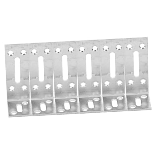 OSALADI 6 Stück Verstellbare Edelstahl Winkel Halterungen Schwerlast Regalträger mit Schrauben für Holzregale Tisch Stuhl Montage Stabile Winkelverbinder OSALADI 6 Stück Verstellbare Edelstahl Winkel Halterungen Schwerlast Regalträger mit Schrauben für Holzregale Tisch Stuhl Montage Stabile Winkelverbinder von OSALADI