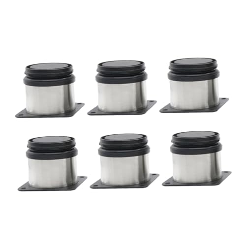 OSALADI 6 Stück Verstellbare Möbelfüße aus Edelstahl Robuste Verstellbare Tischbeine Schrank und Sofafüße Langlebige Metallmöbelbeine für Tisch Sofa Schrank Einfache Höhenanpassung OSALADI 6 Stück Verstellbare Möbelfüße aus Edelstahl Robuste Verstellbare Tischbeine Schrank und Sofafüße Langlebige Metallmöbelbeine für Tisch Sofa Schrank Einfache Höhenanpassung von OSALADI