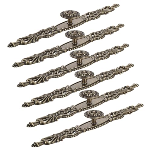 OSALADI 6 Stück Vintage Schrankgriffe Stabilem Zinklegierungs- Antike Küchenmöbelgriffe Retro Schubladenzüge für Schränke Kommoden und Kleiderschränke Leicht zu Reinigen OSALADI 6 Stück Vintage Schrankgriffe Stabilem Zinklegierungs- Antike Küchenmöbelgriffe Retro Schubladenzüge für Schränke Kommoden und Kleiderschränke Leicht zu Reinigen von OSALADI