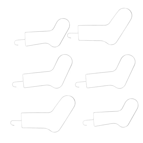 OSALADI 6-teilige Sockenspanner: Sockenblocker, Strumpfhalter, Vorlage, Formblockierwerkzeuge Zum Stricken Und Häkeln, Zum Trocknen Und Erhalten Der Form von OSALADI