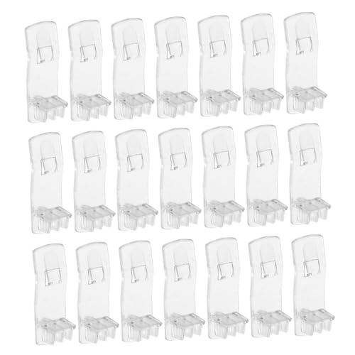 OSALADI 60 Stück Regal Ersatzstifte Bücherregal Regalstifte Kunststoff Verriegelungs Regalstützstift Kunststoff Regalstifte Clips Regalstützen von OSALADI