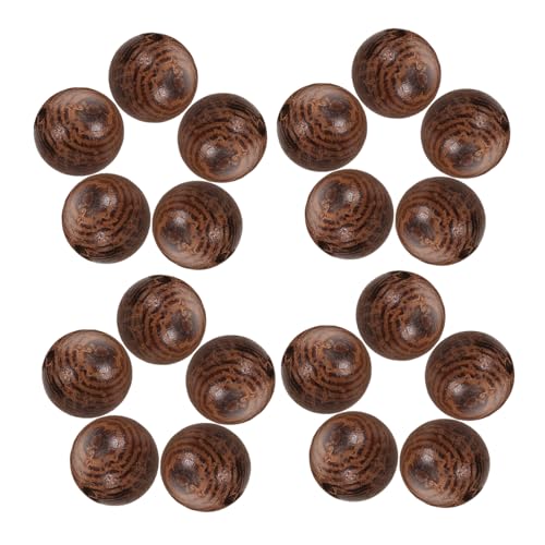 OSALADI 60 Stück Retro -Holzarmbandperlen Perlen für Schmuckhersteller Bastelperlen mit Löchern DIY Charms Perlen Vintage-Perlen Lose Perlen zum Selbermachen hölzern Brown OSALADI 60 Stück Retro -Holzarmbandperlen Perlen für Schmuckhersteller Bastelperlen mit Löchern DIY Charms Perlen Vintage-Perlen Lose Perlen zum Selbermachen hölzern Brown von OSALADI