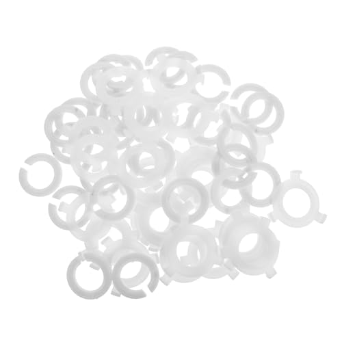 OSALADI 60 Stück Teiliges Lampenschirm-adapterring aus Kunststoff Lampenfassung-konverter Lampenschirm-fixieradapter Reduzierringe für Vielseitige Beleuchtung in Wohn Arbeitsbereichen von OSALADI