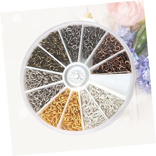 OSALADI 600 Stück Mix Farbige Schraubösen Ringschrauben mit Gewinde Selbstschneidend für Schmuckherstellung DIY Basteln Flaschenanhänger Langlebig und Einfach zu Montieren OSALADI 600 Stück Mix Farbige Schraubösen Ringschrauben mit Gewinde Selbstschneidend für Schmuckherstellung DIY Basteln Flaschenanhänger Langlebig und Einfach zu Montieren von OSALADI