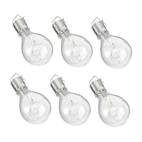 OSALADI 6St LED-Solarbirne LED- -Fee-Glühlampe Glühbirne LED-Außenleuchten LED-Hängelampe Kronleuchter solarlampen solarleuchten solarleuchtem vorzeltleuchte partylampen gartenleuchte von OSALADI