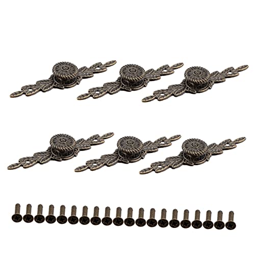OSALADI 6er-pack Schrankgriffe – Möbelgriffe Aus Zinklegierung Vintage-look Für Türen Und Schubladen Einfach Anzubringen OSALADI 6er-pack Schrankgriffe – Möbelgriffe Aus Zinklegierung Vintage-look Für Türen Und Schubladen Einfach Anzubringen von OSALADI