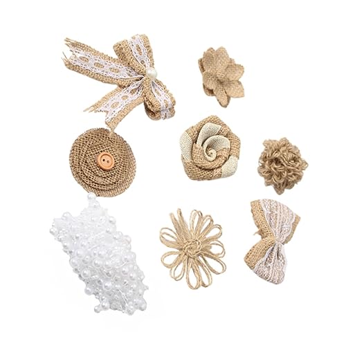 OSALADI 8 Stück Deko Teiliges Leinen für DIY Hochzeits und Festtagskostüme Wiederverwendbare Blumenornamente für Partydekoration und Handwerksprojekte OSALADI 8 Stück Deko Teiliges Leinen für DIY Hochzeits und Festtagskostüme Wiederverwendbare Blumenornamente für Partydekoration und Handwerksprojekte von OSALADI