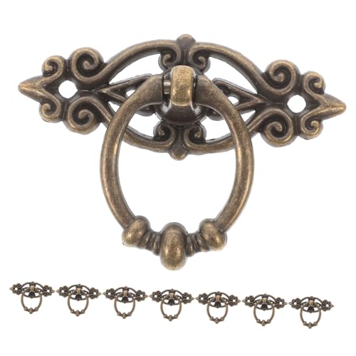 OSALADI 8 Stück Retro-griff Schicke Schublade Zieht Vintage Zieht Griffe Kommodengriffe Schrank Retro -griffe Kabinettstürgriffe Möbelknöpfe Bronze Schrankgriffe Hellbraun Zinklegierung von OSALADI