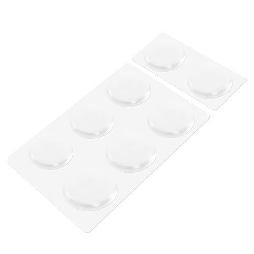 OSALADI 8 Stück Selbstklebende Silikon Türstopper Transparente Möbelpuffer für Geräuschdämmung und Oberflächenschutz für Schränke und Türen von OSALADI